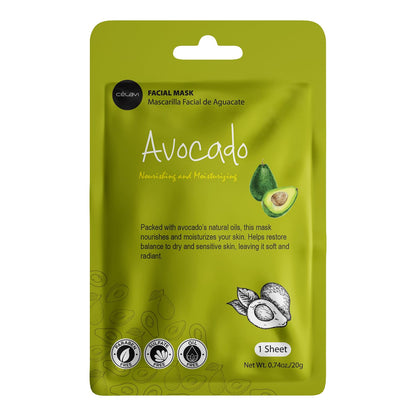 Essence Facial Face Mask Paper Sheet Korea Skin Care Moisturizing 12 Pack (Mix - 2 of Each)